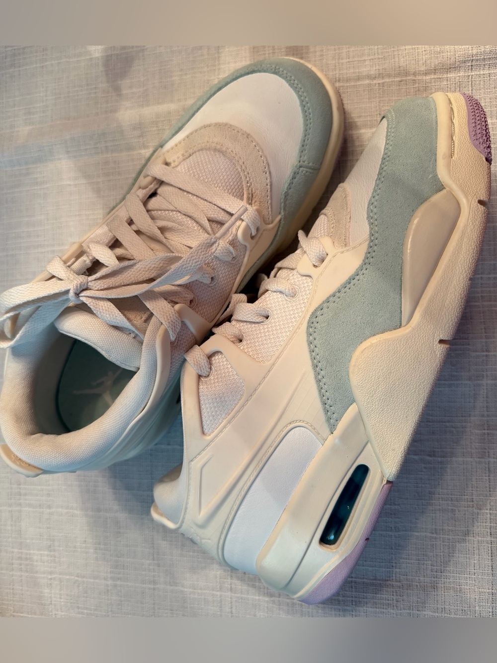 Nike Air Jordan Flight Court Pastel Mint Lavender Sneakers Women’s Size 7